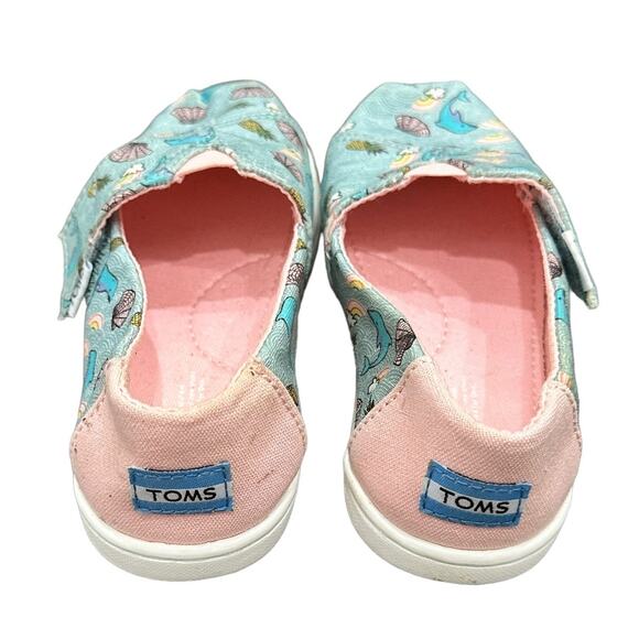 Toms Summer Ocean Slip Ons Toddler 9 - Picture 3 of 6